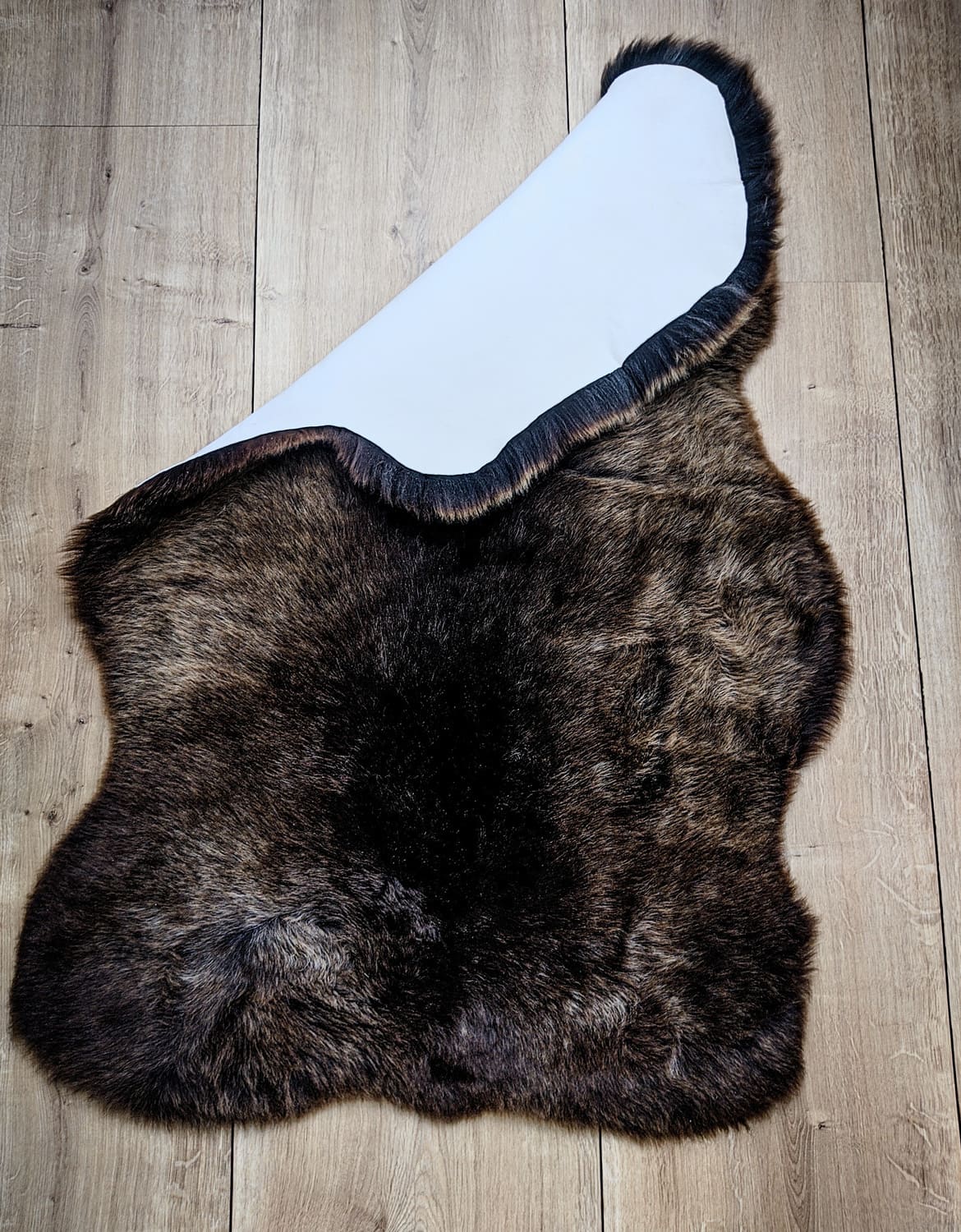 Öko Lammfell Amberbraun – Kurzhaar