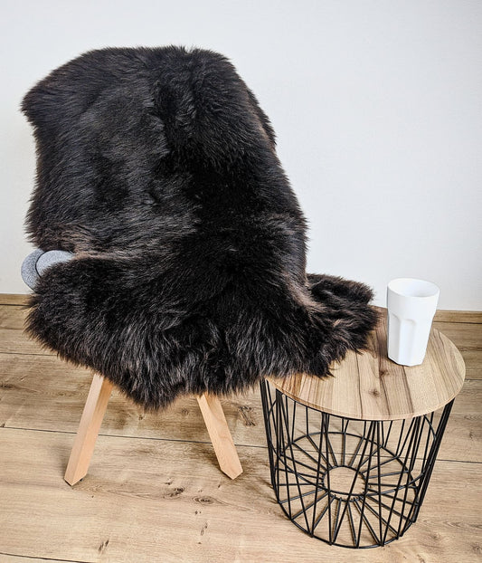 Öko Lammfell Dunkelbraun – Kurzhaar