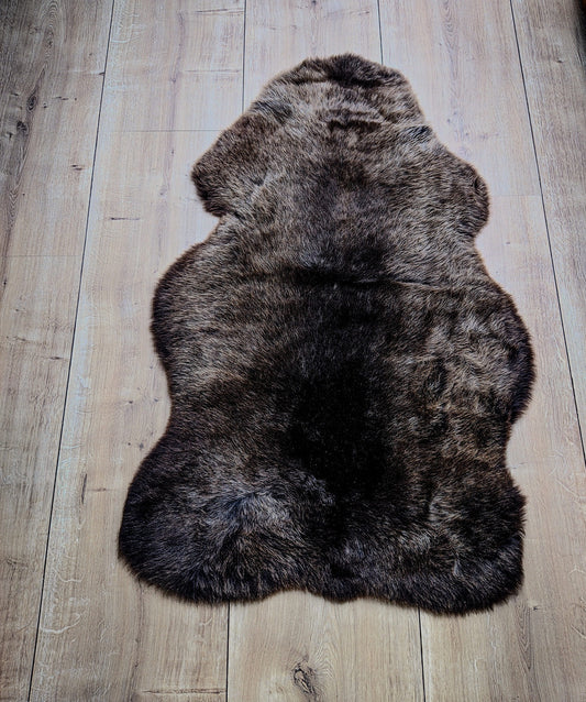 Öko Lammfell Amberbraun – Kurzhaar